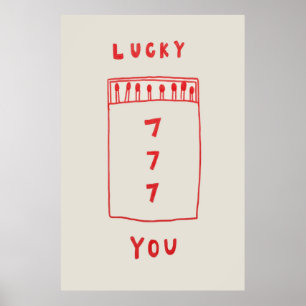 777 Lucky Du Poster