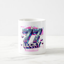 "777 Lucky" Kaffemugg