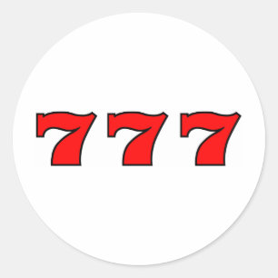 777 RUNT KLISTERMÄRKE