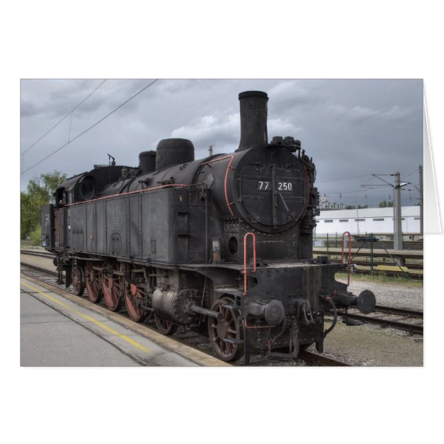 77 250 ex ÖBB 77 244 Hälsningskort (Framsidan Horizontal)