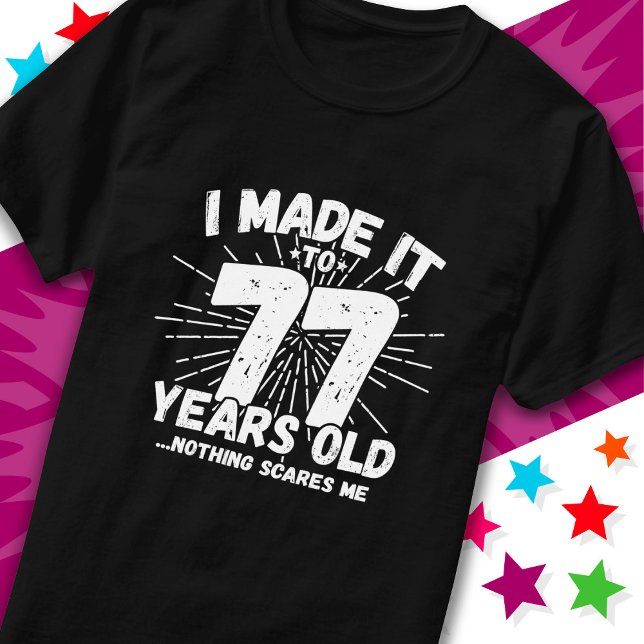 77-årsjubileum, 77-årsjubileum t shirt (Skapare uppladdad)