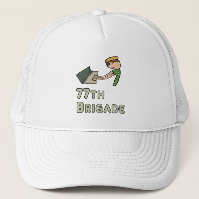 77:e brigaden keps (Framsida)