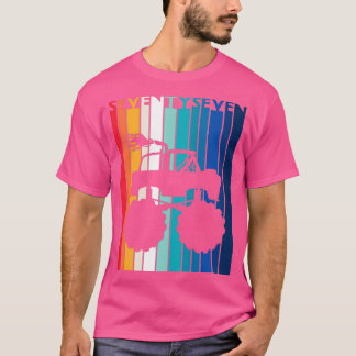 77:e födelsedag Gift Monster Lastbil Shirt 77 år g T Shirt