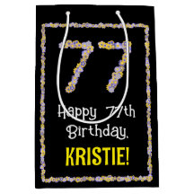 77:e födelsedagen: Blommigt Flowers Number, eget n