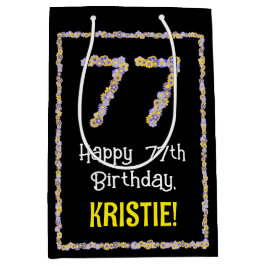 77:e födelsedagen: Blommigt Flowers Number, eget n