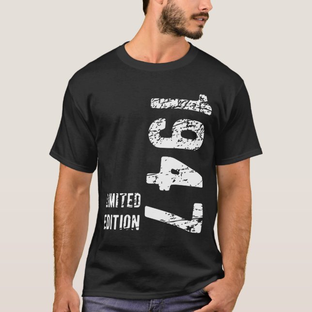77:e födelsedagsgiftet 1947 Begränsad utgåva 77 år T Shirt (Framsida)