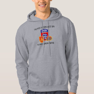 782ND-STÖD FÖR BATTALION 82ND AIRBORNE HOODIE