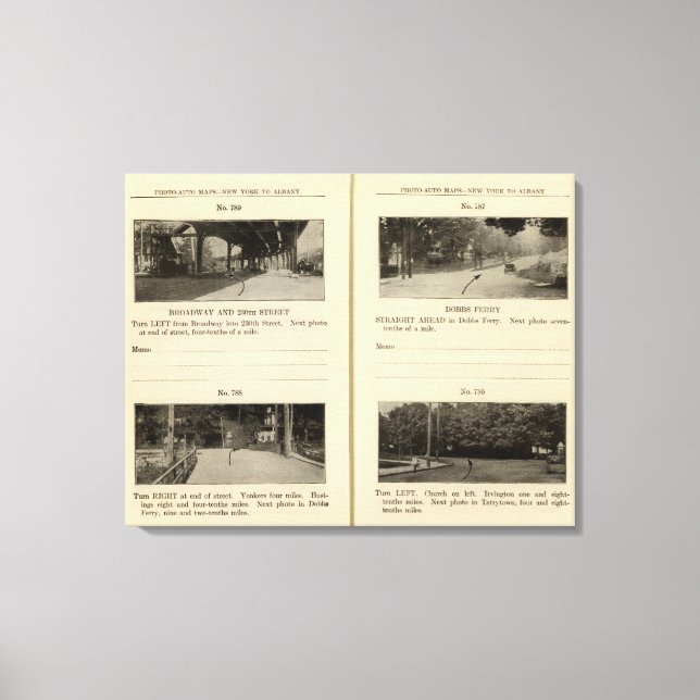 78689 Broadway & 230th St Dobbs Ferry Canvastryck (Framsida)