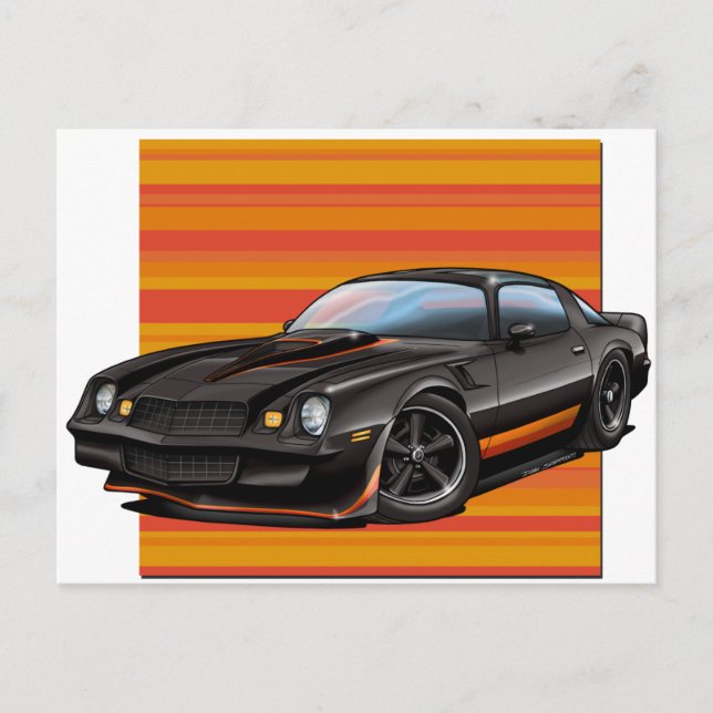 78-81 Camaro Vykort (Framsida)