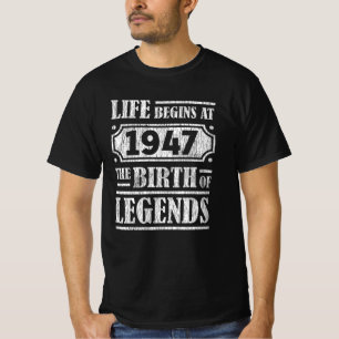 78 år gammal 1947 Födelseort: 78:e födelsedagen T Shirt