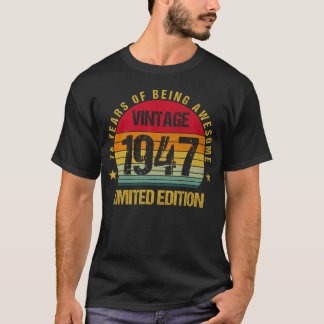 78 år gammal 78-8 1947 78:e födelsedagskalan t shirt