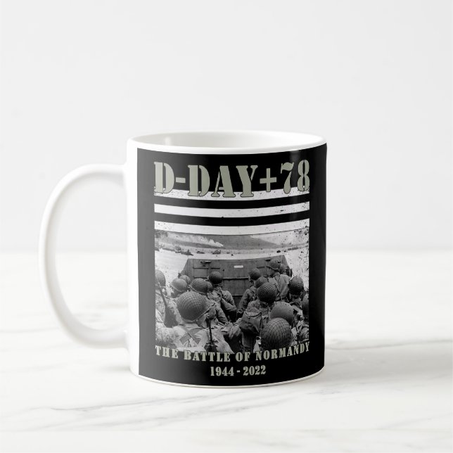 78-årsdagen för allierat landande Frankrike, Ww2 D Kaffemugg (Vänster)