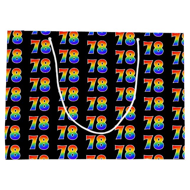 78:e födelsedagen: Roligt Regnbågshändelse nummer  (Baksidan)