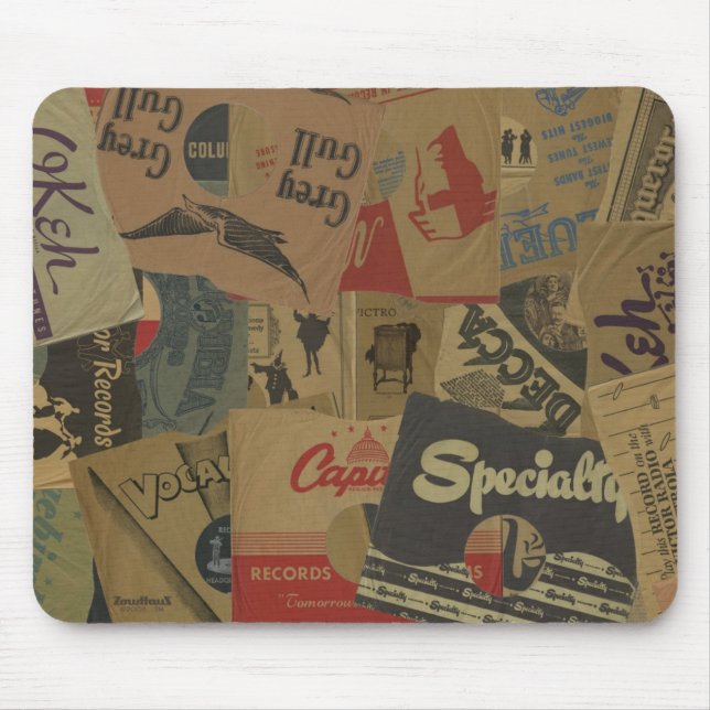 78 rekord- sleever för r/min. musmatta (Framsidan)