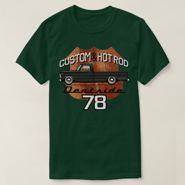 78 Svart T Shirt (Design framsida)