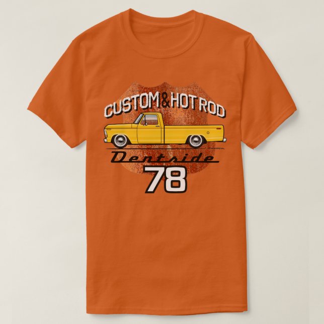 78Krom Gult T Shirt (Design framsida)