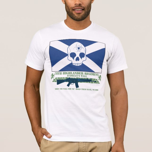 78th HighlandersRegiment T-shirt (Framsida)