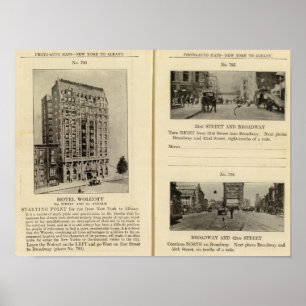 79496 Hotel Wolcott Broadway vid 31a och 42:a Poster