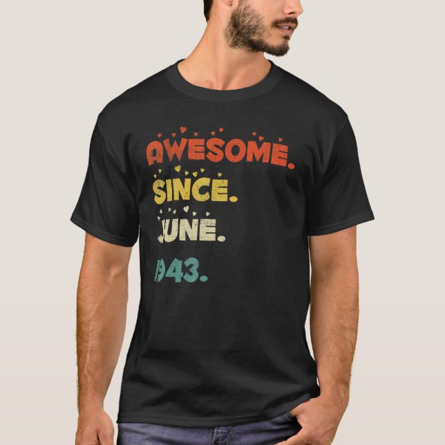 79 Ålderjuni 1943 T Shirt (Framsida)