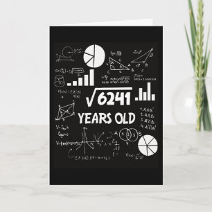 79-åriga Bday Math Teacher 79:e födelsedagsgåva Kort