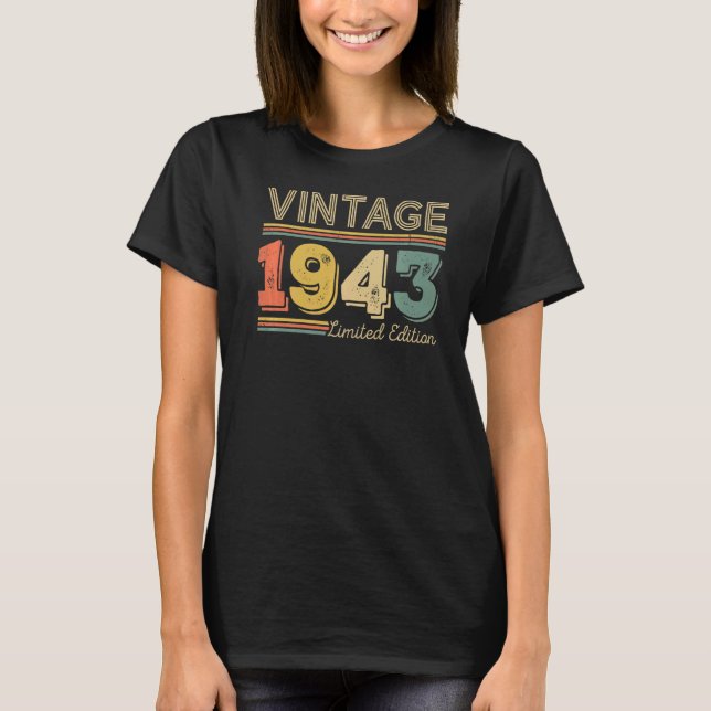 79 ÅRS ÅLDER 1943 79 Födelsedag 1943 T Shirt (Framsida)