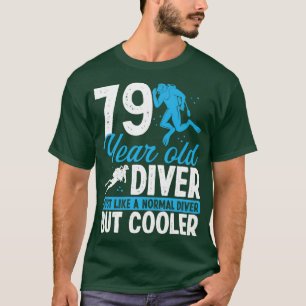 79 års Dyka Diver Snorkel 79 födelsedag T Shirt