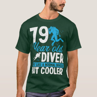79 års Dyka Diver Snorkel 79 födelsedag T Shirt