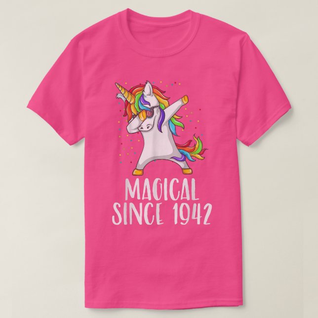 79:e årsdagen, enmajsdabb, Magic sedan 1942 T Shirt (Design framsida)