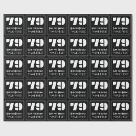 79:e födelsedagen: Art Deco Inspired Titta "79" oc Presentpapper