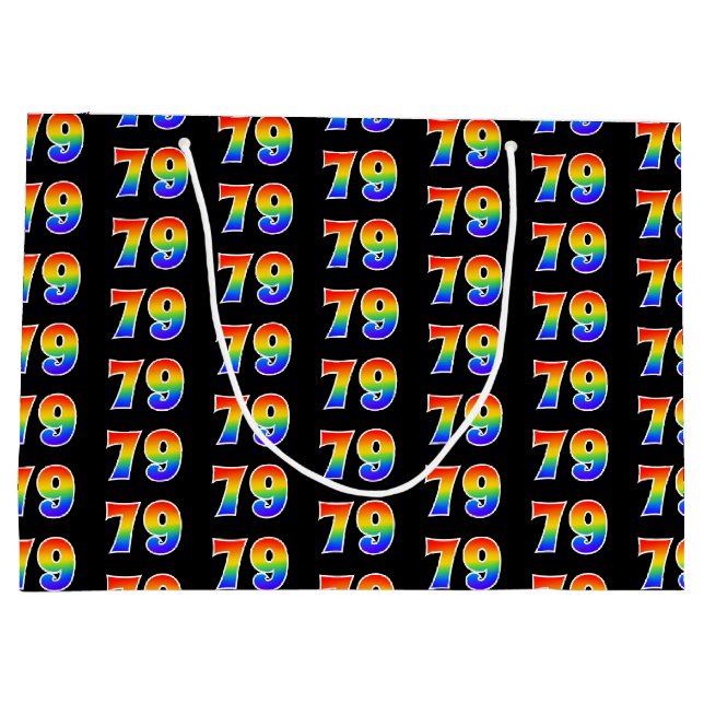 79:e födelsedagen: Roligt Regnbågshändelse nummer  (Baksidan)