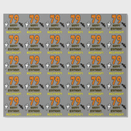 79:e födelsedagen: Spooky Halloween Theme, eget na Presentpapper