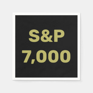 7 000 Lagrar-marknadsindex Firande Pappersservett