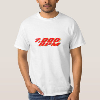 7 000 varv/min t shirt