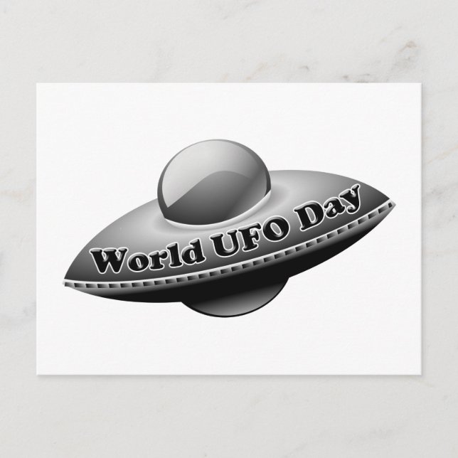 7-2 Internationella UFO-dagen Vykort (Framsida)