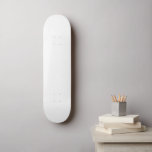 7 3/4-tums Skateboard-däck Mini Skateboard Bräda 18,5 Cm<br><div class="desc">Skapa ditt eget vita,  anpassningsbara,  minimalistiska stil som enkelt kan uppdateras med foto och text. Om du behöver hjälp med att anpassa den här produkten kontaktar du mig med hjälp av meddelandeknappen nedan så kommer jag att vara lycklig för att hjälpa till.</div>
