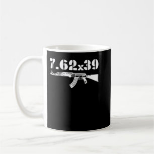 7,62X39 Caliber Ammo AK-47 Gun Kaffemugg