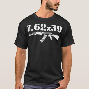 7,62X39 Caliber Ammo AK-47 Gun T Shirt