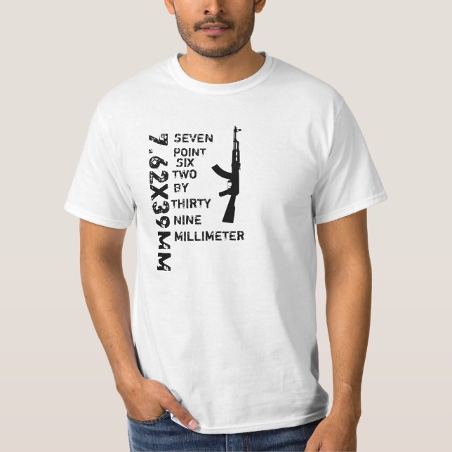7.62X39mm Tee Shirt (Framsida)