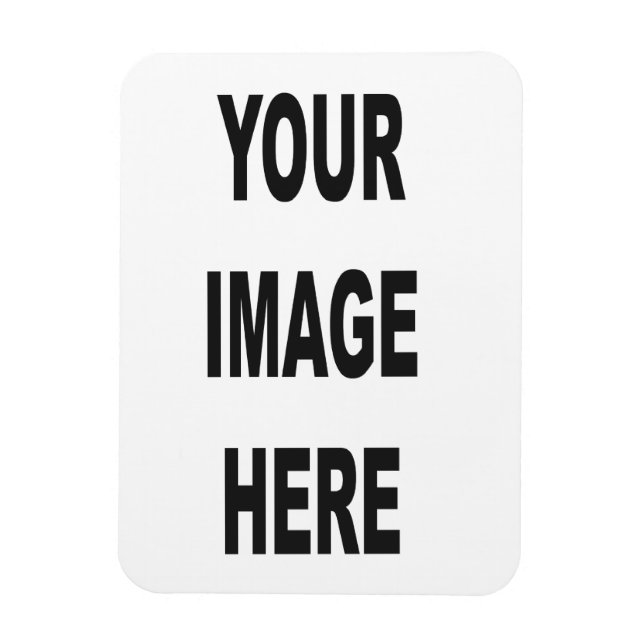 7,6 cm x 10,2 cm Flexibelt fotolagn Magnet (Vertikal)