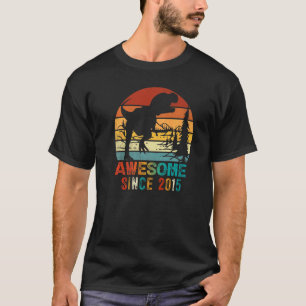 7 Ålder Fantastisk sedan 2015 7:e födelsedag Dinos T Shirt