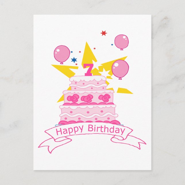 7 Ålderskaka Vykort (Framsida)