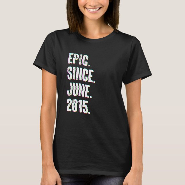 7 Åldersprejdag i 7:e sedan juni 2015 T Shirt (Framsida)