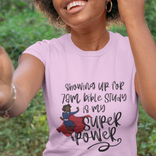 7 am SISTER TOPPEN POWER (Mörk Skin) Rosa Kort T Shirt