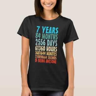 7 år efter 96 månaders 7:e-födelsedag i Fantastisk T Shirt