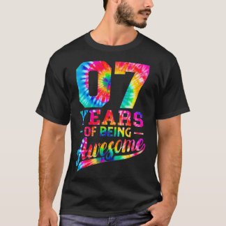 7 år gammal 7:e-födelsedag där Fantastisk Manar T Shirt