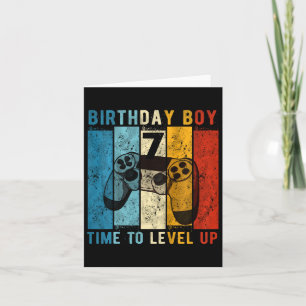 7 år gammal födelsedagstjocklek 7 tid att jämna up kort
