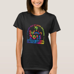 7 år gammal som Fantastisk september 2015, avdelni T Shirt