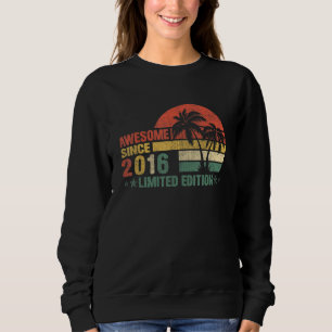 7 år gammal Vintage 2016 7:e födelsedag T Shirt