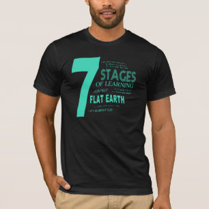 7 arrangerar av att lära om lägenhetjord t-shirt