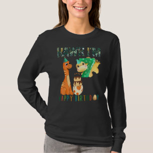 7 års 7:e-födelsedag 2015 Dinosaur Rex Dinosa T Shirt